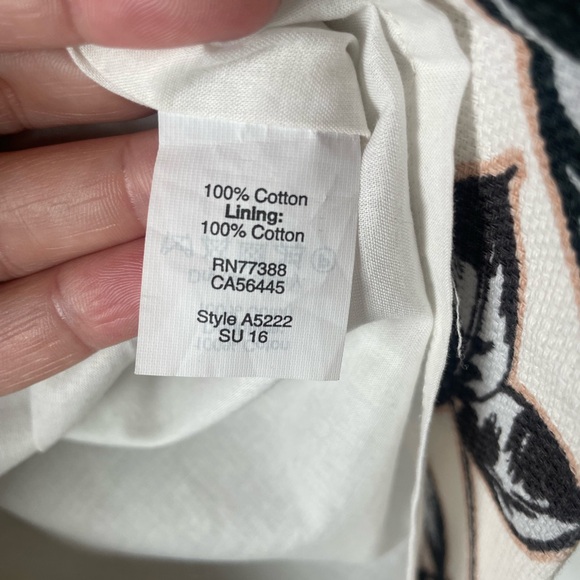 J.Crew Collection Tropical Floral Shift Dress Structured Summer Dress- small - Picture 7 of 7